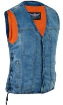 Blue Denim Jean Vest for Women