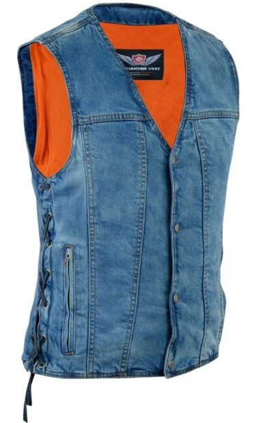 Blue Denim Jean Vest for Women