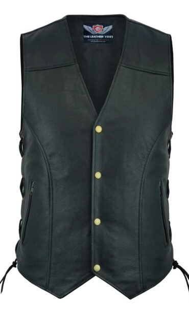 Motorcycle Vest for women with Side Laces