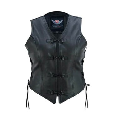 Apex-Ladies-Biker-Vest-with-Hook-Closure