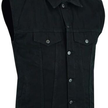 Cut Off Denim Vest for Men