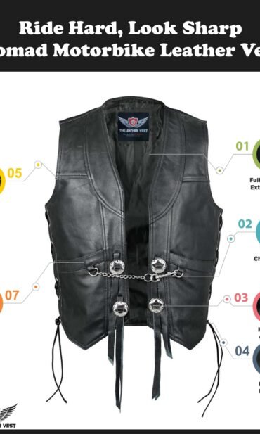 Motorcycle Vest for men